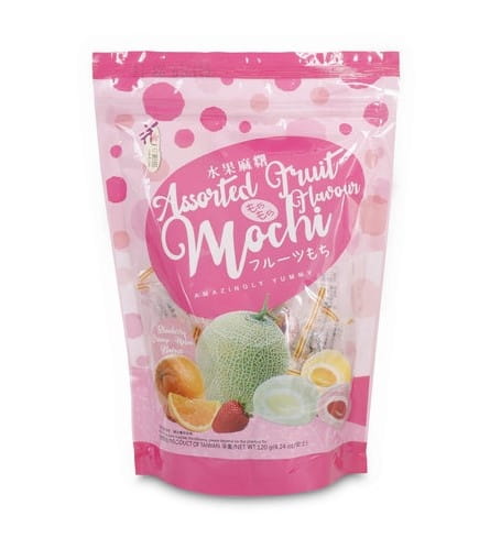 Mochi ryžové sušienky s príchuťou viac ovocia 120g