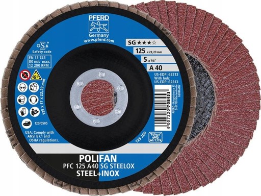 PFERD PFF 115 A 120 SG STEELOX