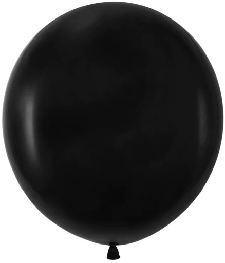 Veľké čierne XXL balóny, 45 cm, na girlandy, dekorácie, 2 KS