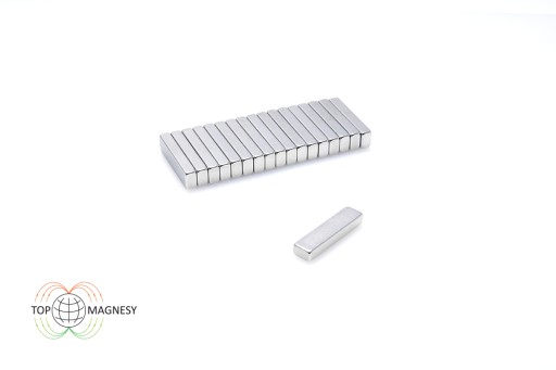 Neodymový tanierový magnet MPŁ 20x5x2 N38 10 kusov