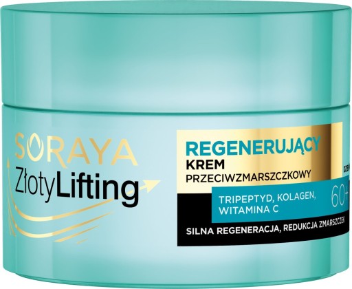 SORAYA Golden Liftingový regeneračný krém proti vráskam 60+ na deň aj noc