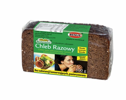 BENUS celozrnný chlieb 500 g