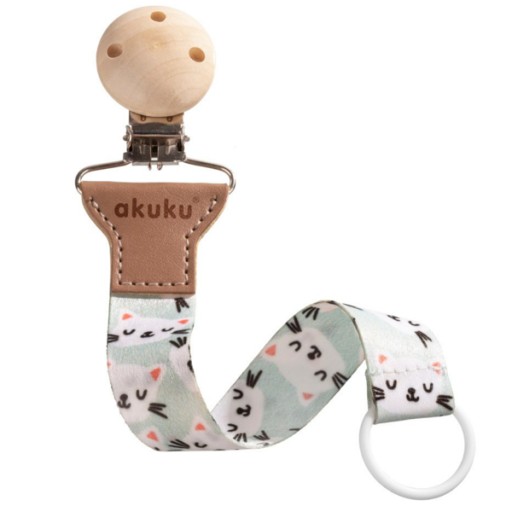 Prívesok na cumlík RIBBON pre mačacie dievčatko