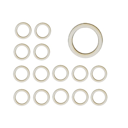 4 cm / 15 ks Kruhy Circle Rim Lapač snov Scrabki