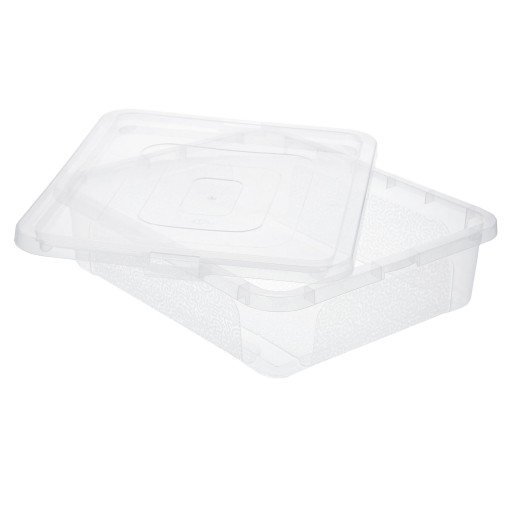 Plastové veko nádoby organizér box 10l, uzamykateľný box box
