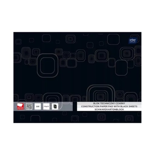 TECHNICKÝ BLOK, ČIERNA A4, TLAČ 10 LISTOV