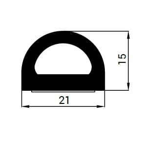 Samolepiace tesnenie SD-112 (21x15) DGP