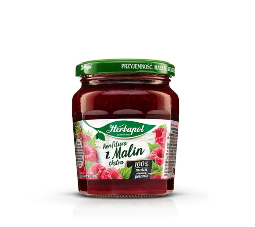 Herbapol Extra malinový džem 240g