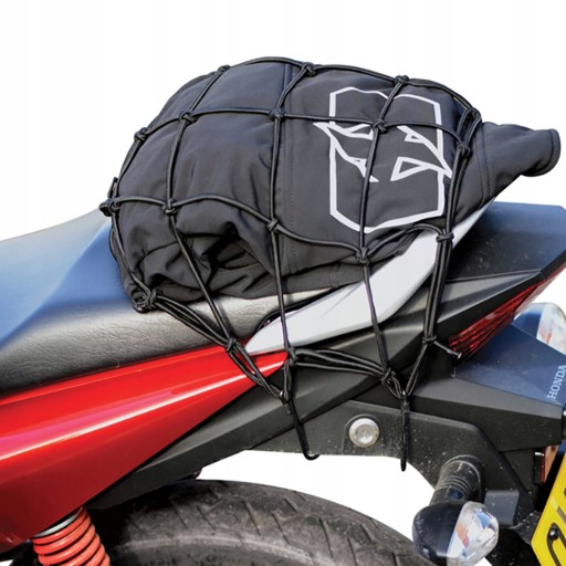 SIEŤ NA BATOŽINU MOTO PRILBA MOTORKA NA MOTOCYKLE PAVÚK