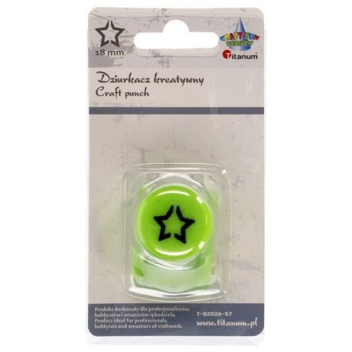 Kreatívny dierovač 18 mm Titanum Star - 03