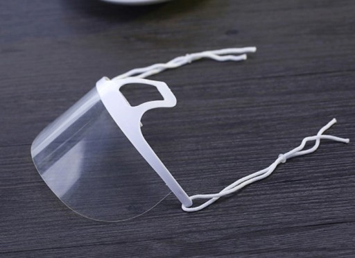 Transparentná maska Mini Visor Bezfarebná