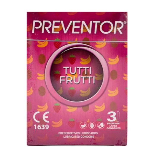 Tutti Frutti kondómy 3 ks. Preventor