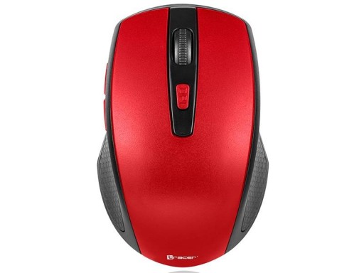 Bezdrôtová optická myš Tracer DEAL RED RF Nano