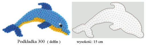 Dolphin podložka pre HAMA MIDI korálky