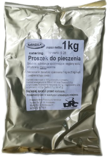 Kandex prášok do pečiva 1 kg