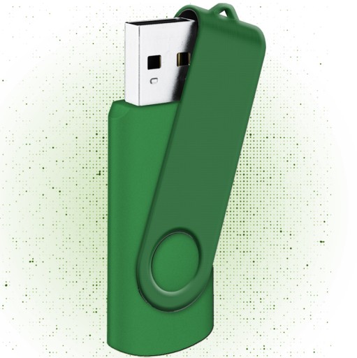 PENDRIVE MEMORY 2 GB USB TWISTER MEMORY MEDIA 2.0 – FIALOVÁ