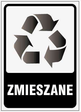 Nálepky na označenie vriec na odpad, sada