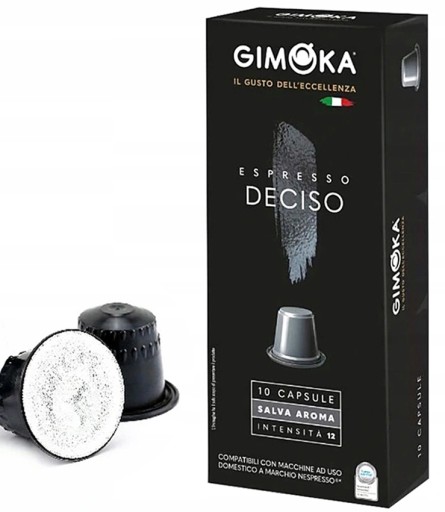 Kapsule Gimoka DECISO na kávu Nespresso 10 ks.