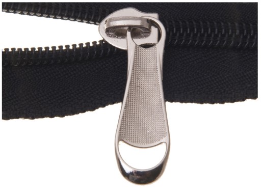 Jazdec na zips - špirálová páska #8 mm, Strieborná