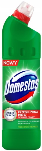 Domestos - Čistiaci prostriedok na toalety, 750 ml - BOROVICA