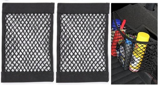 2 X ORGANIZÁTOR SIEŤ NA VELCRO DO KUPU 40x25CM