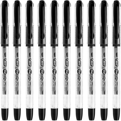 BIC GEL-OCITY GEL PERO 0,5mm čierne 10 kusov
