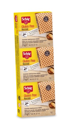 Noccioli - BEZSKLENÉ orechové oblátky. 63 g