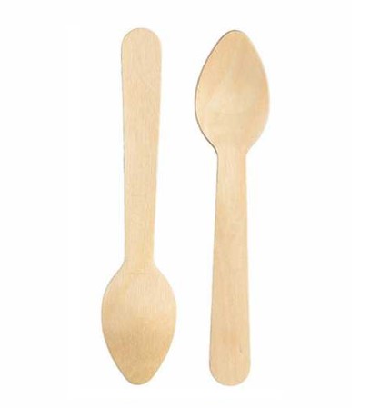 Lyžičky na zmrzlinu drevené 11 cm – 100 ks.