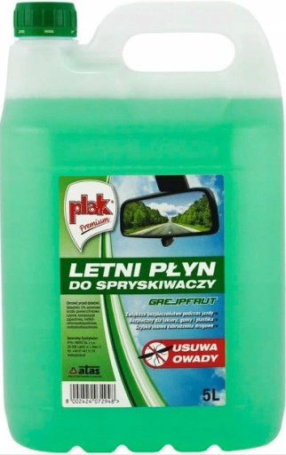 PLAK PREMIUM SUMMER FLUID WASHER FLUID 5L vôňa