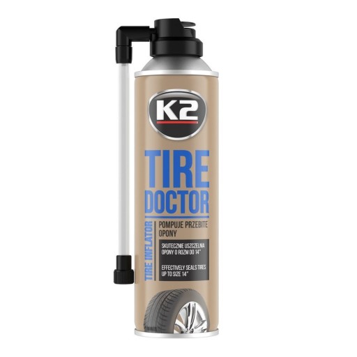 K2 TYRE DOKTOR SPREJ NA NÁHRADNÉ PNEUMATIKY 400ml