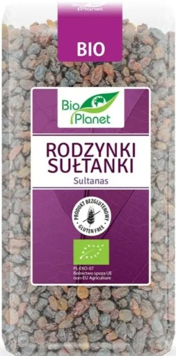 BIO Bezlepkové sultánske hrozienka 400 g BIO PLANET