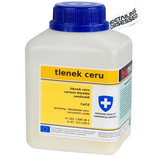 CERIUM OXIDE BIOMU DIOXIDE na leštenie lámp, skla, okien a zrkadiel 50g
