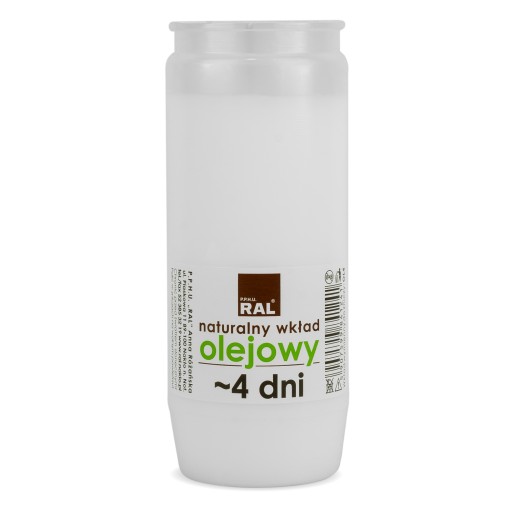 Vložka na sviečky 14 cm na 4 dni OL4 Oil