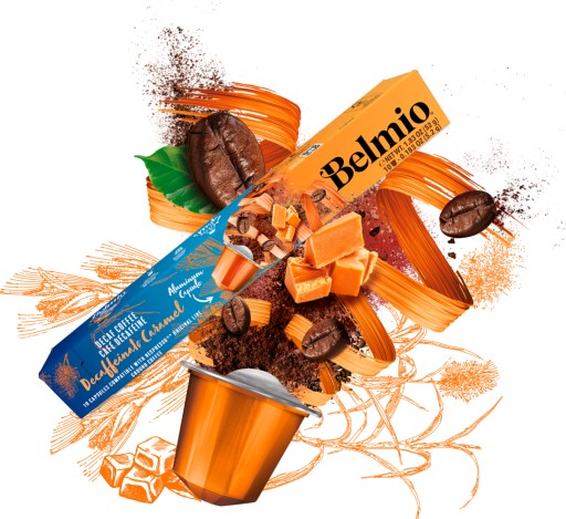 Kapsuly Belmio CARAMEL DECAF pre Nespresso 10