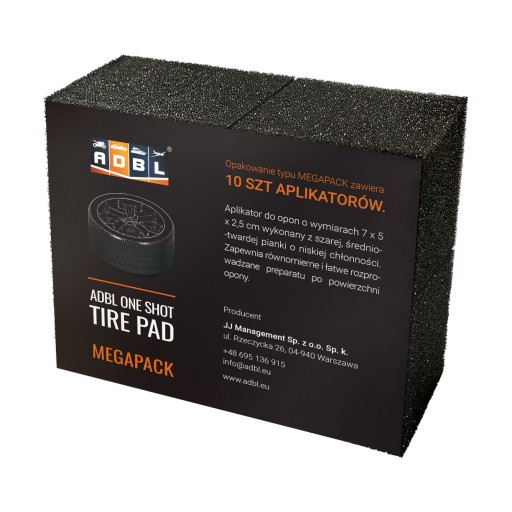 ADBL ONE SHOT TIRE PAD MEGA PACK - Aplikátor pneumatík