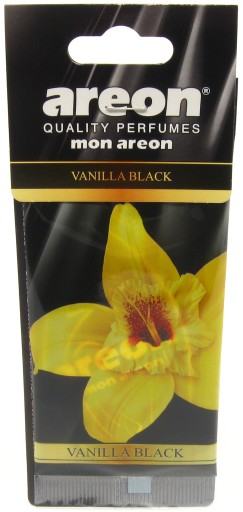 Vôňa do auta prívesok do auta AREON VANILLA BLACK