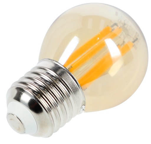 Dekoratívna LED žiarovka E27 vlákno EDISON G45 dekoratívne svetelné sklo 4W