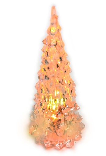 Dekorácia na osvetlenie vianočného stromčeka, 12,5 cm, LED lampa na batérie