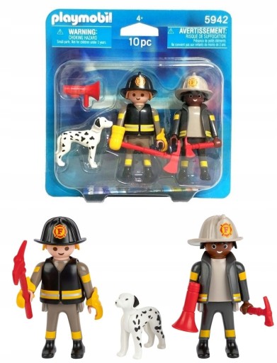 Playmobil 5942 Hasiči so psom Hasiči Limitovaná sada hasičov