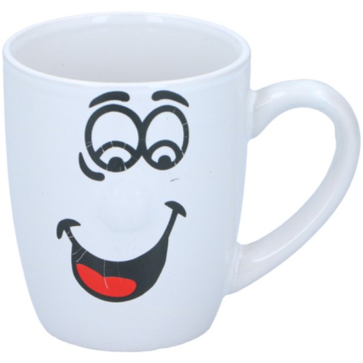 Keramický hrnček, smajlík, s úsmevom, 300 ml, vzory