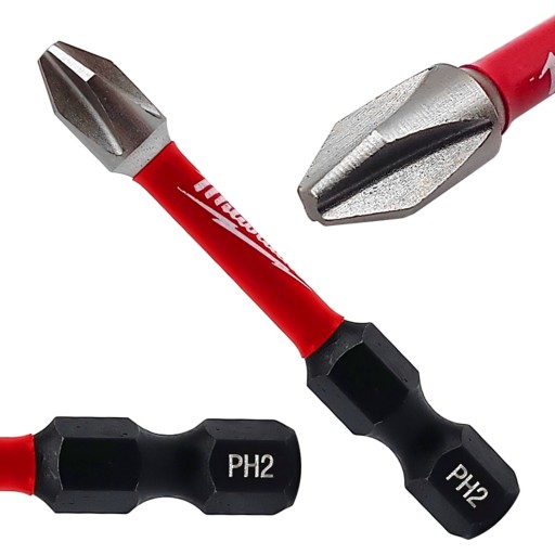 NÁRAZOVÝ BIT PRE SKRUTKOVAČE PH2 50 mm SHOCKWAVE MILWAUKEE
