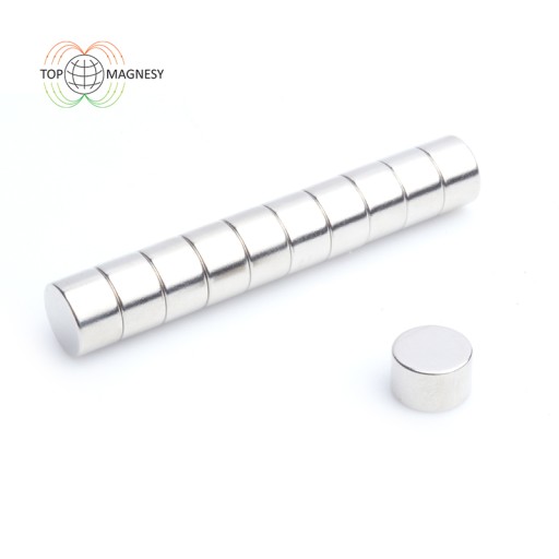Neodymový magnet valcový MW 8x5 mm N38 10 ks.