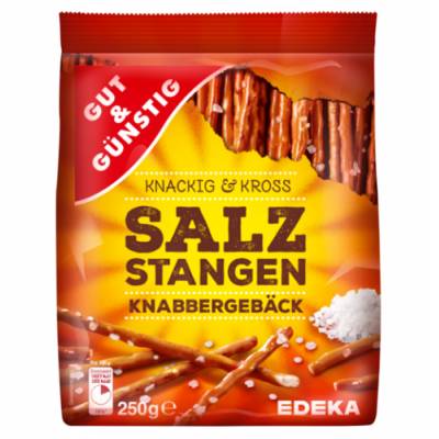 G&G tyčinky Salz Stangen 250g
