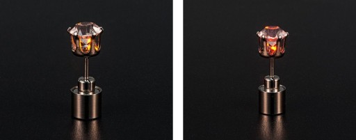 ŽIARENÉ LED NÁUŠNICE párty, ples, párty_kamienky