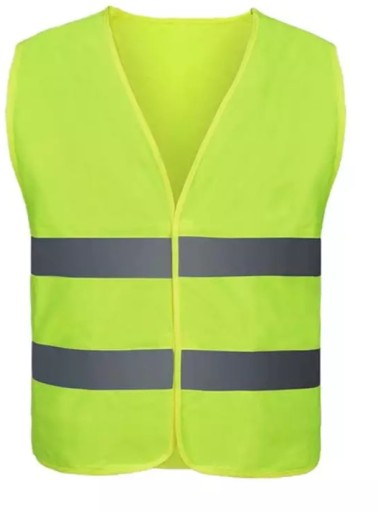 CESTNÁ VÝSTRAŽNÁ REFLEXNÁ VESTA ŽLTÁ 60