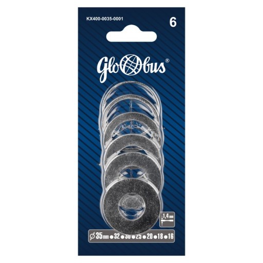Redukčné krúžky na redukciu píl s 35mm Globus
