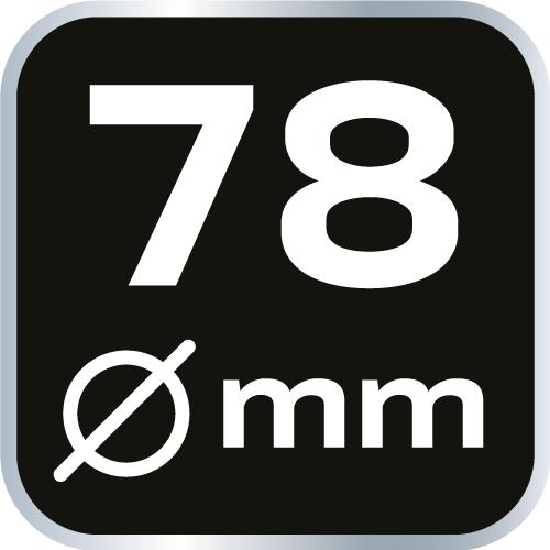 Uzáver olejového filtra 78 mm, 15 uhlov