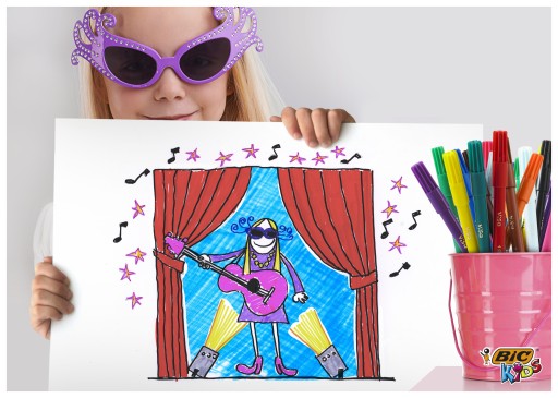 BIC KIDS VISA TRIPS ZNAČKY UMÝVAJÚCE ŠKOLSKÉ ZNAČKY 24 FARIEB