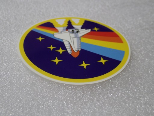 NÁLEPKA S LOGOM NASA 7 x 6,5 cm