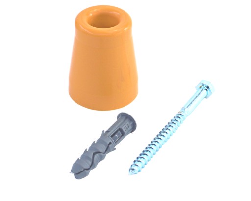 OBMEDZOVAČ NÁRAZNÝCH DVERÍ BÉŽOVÉ STOPKY 60MM